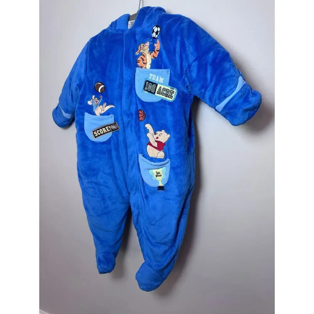 Disney Winnie the Pooh vintage baby bunting size 6-9 months